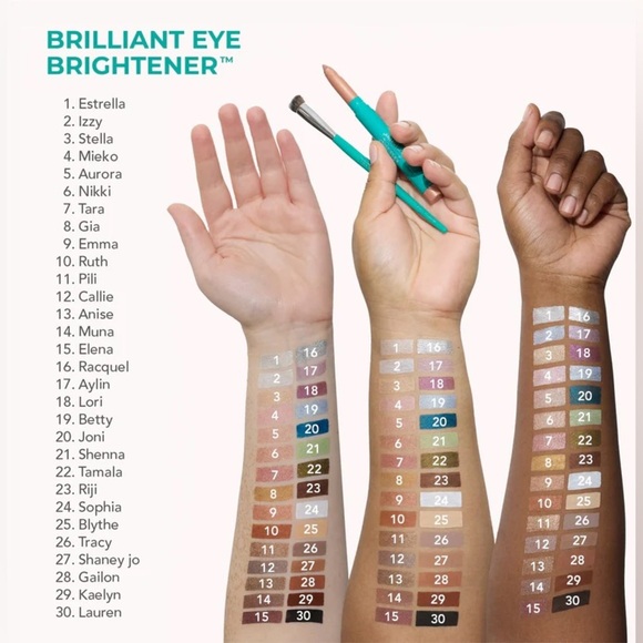 NIB Thrive Causemetics Brilliant Eye Brightener in Aurora - Rose Gold Shimmer - Picture 4 of 8